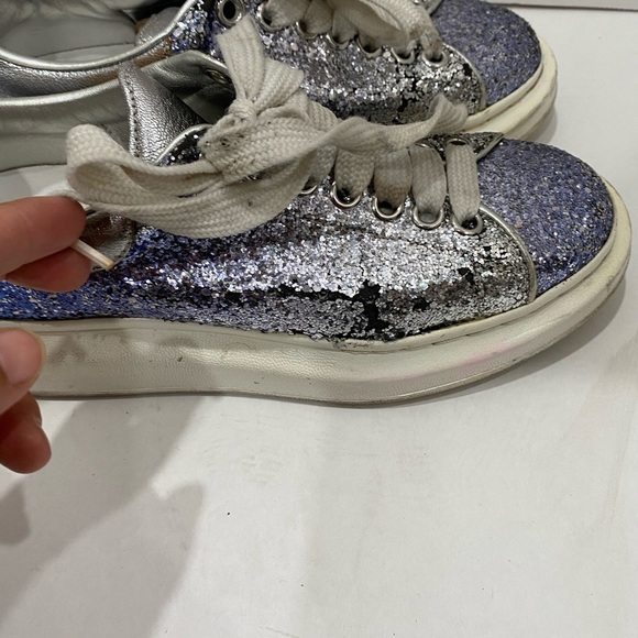 Alexander McQueen glitter platform sneakers - Picture 3 of 7